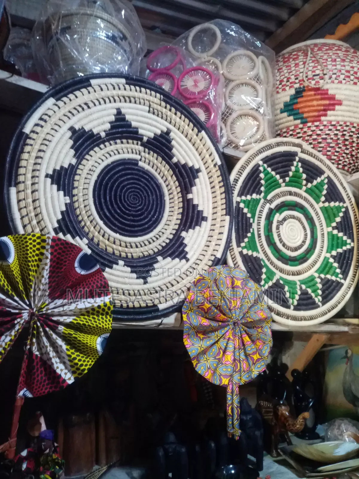 Wall Afro Baskets Art