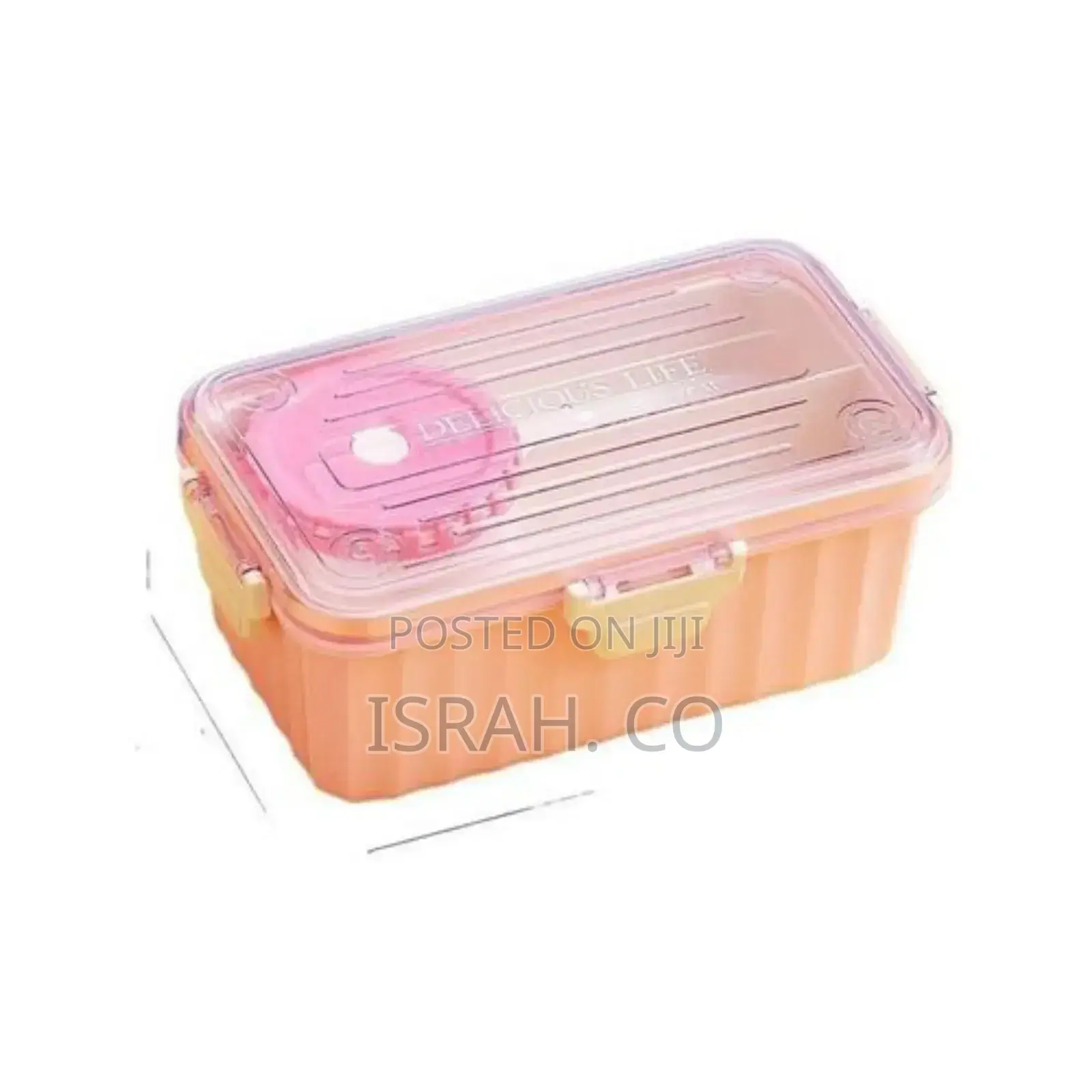2.15l Leak-Proof Lunch Box With Grid Design Leak-Proof Bento