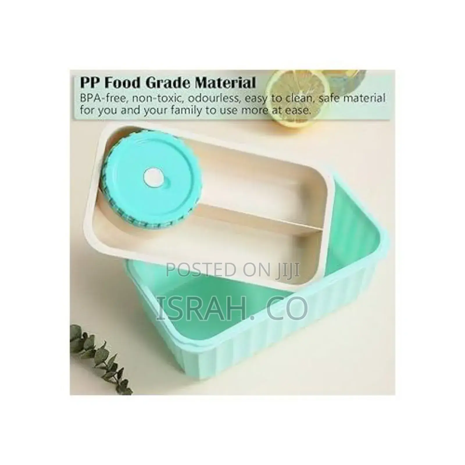 2.15l Leak-Proof Lunch Box With Grid Design Leak-Proof Bento