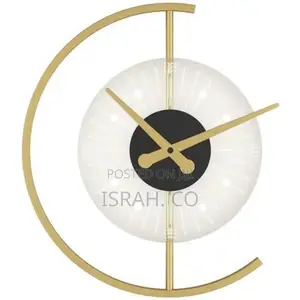 Luminous Wall Clock Lamp, Led Silent Battery Operated
