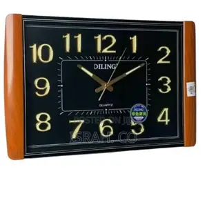 Homedecoration Plastic Diling Rectangle Clock Large LCD Date