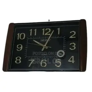 Homedecoration Plastic Diling Rectangle Clock Large LCD Date