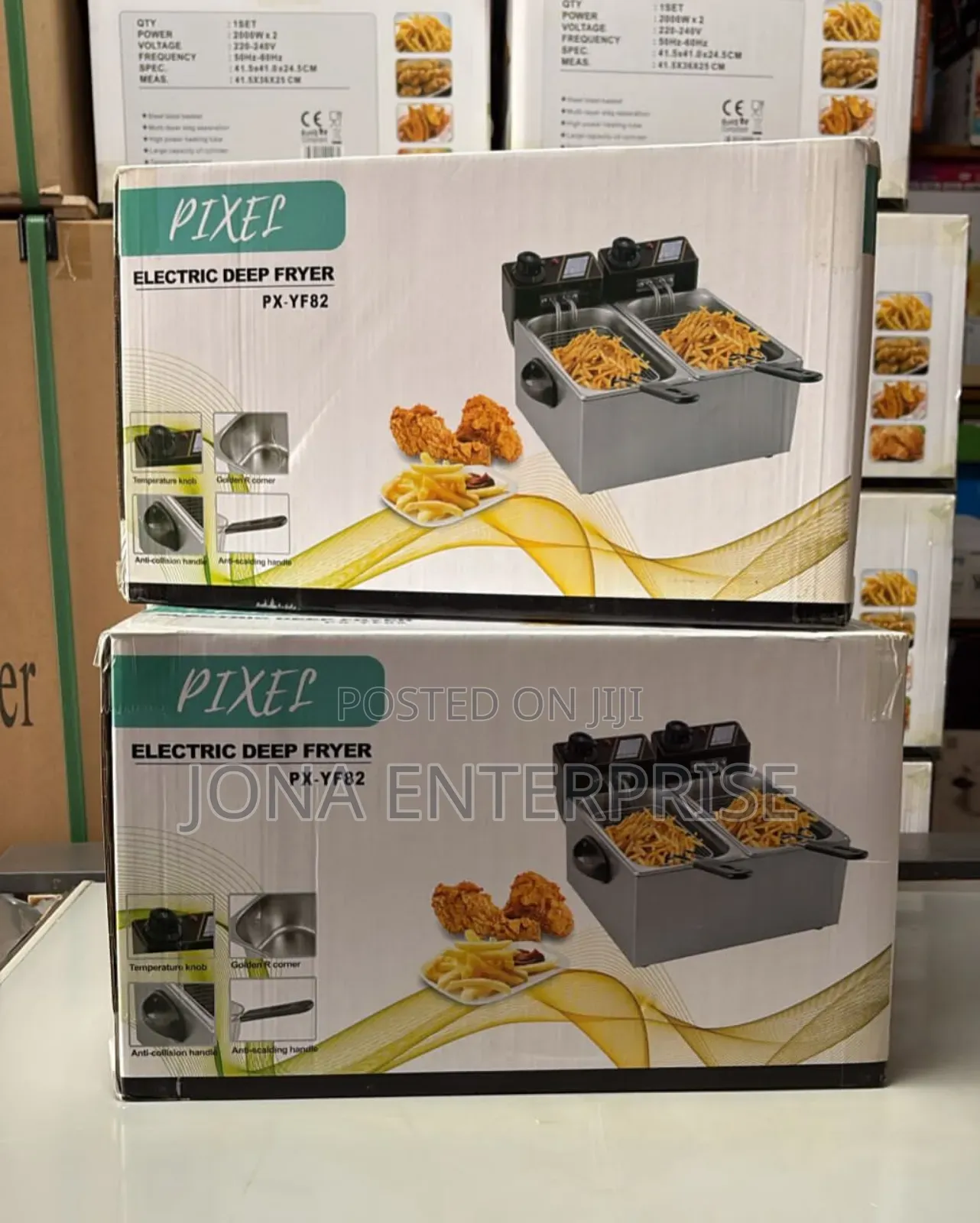 Electric Deep Fryer Double