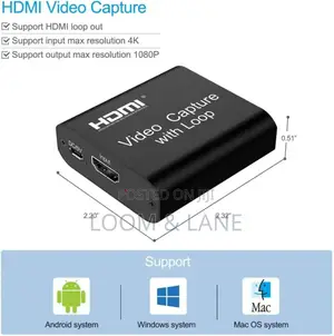 Hdmi Video Capture With Loop
