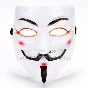 1pc Hip Hop Adult Hand-Painted Mask