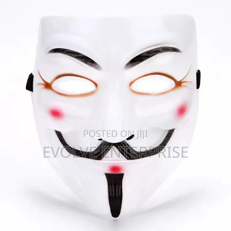 1pc Hip Hop Adult Hand-Painted Mask