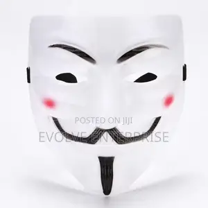 1pc Hip Hop Adult Hand-Painted Mask