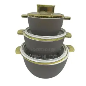 3 Piece of 1.8l+3.5l+6l Thermal Hot Pot Containers