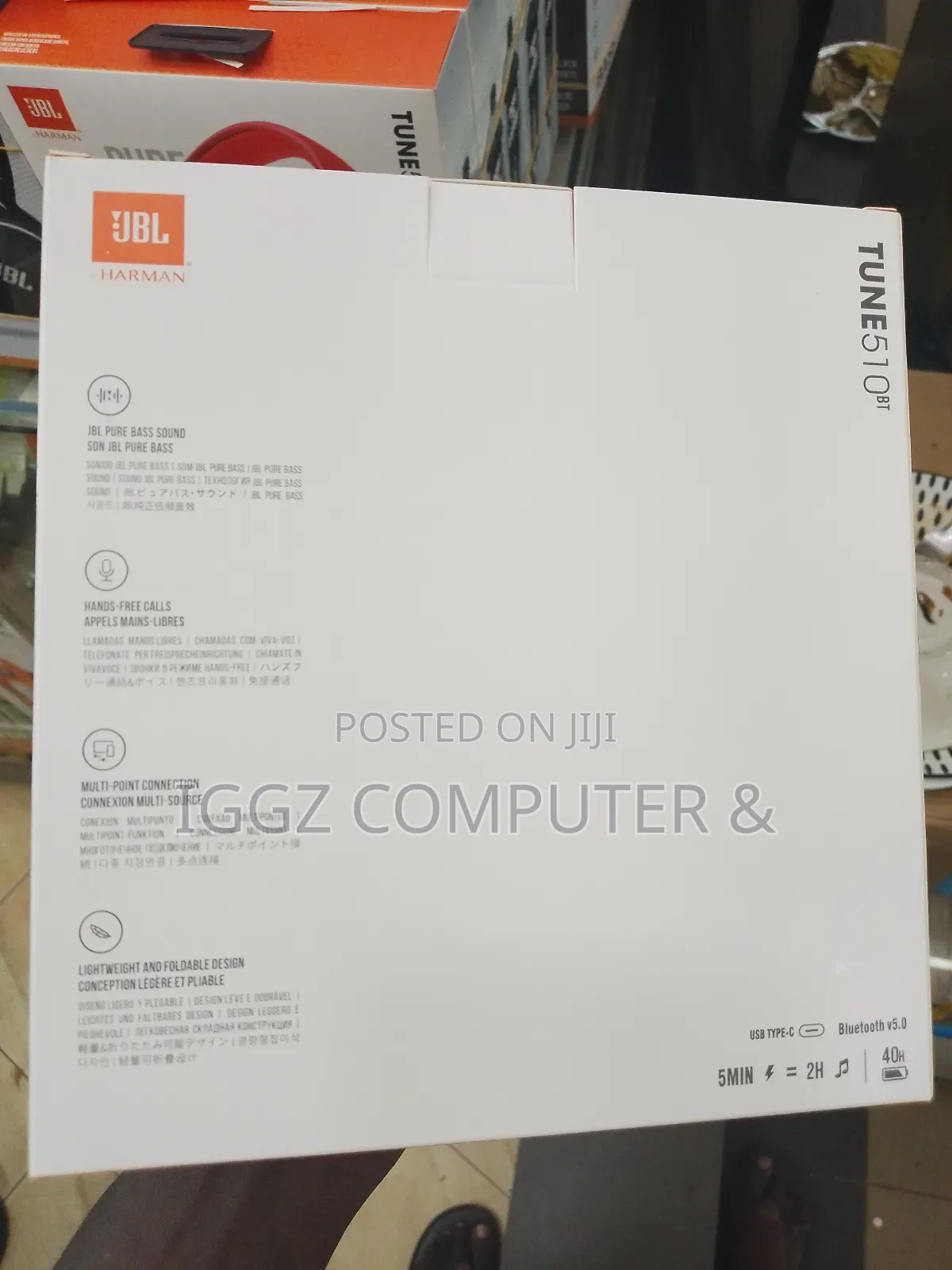 JBL Pure Bass Wireless Headphone