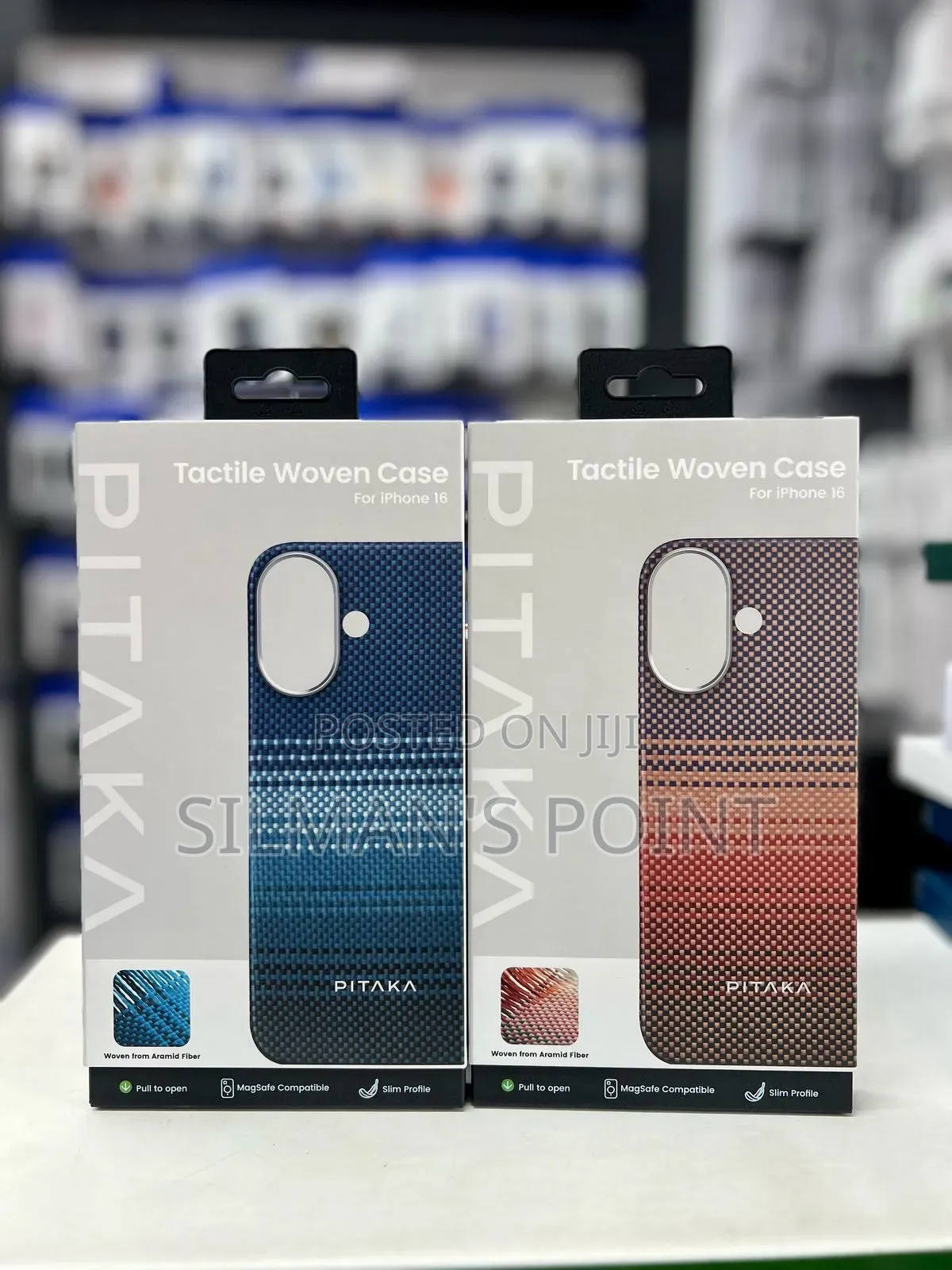 Pitaka Tactile Woven Case for iPhone 16 and 16 Plus