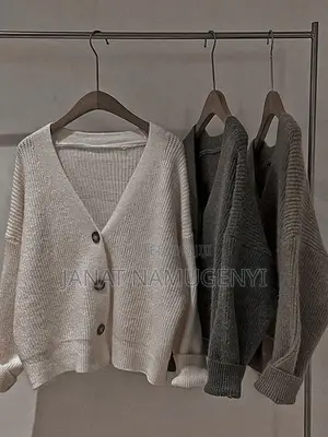 Open Buttoned Sweaters Available