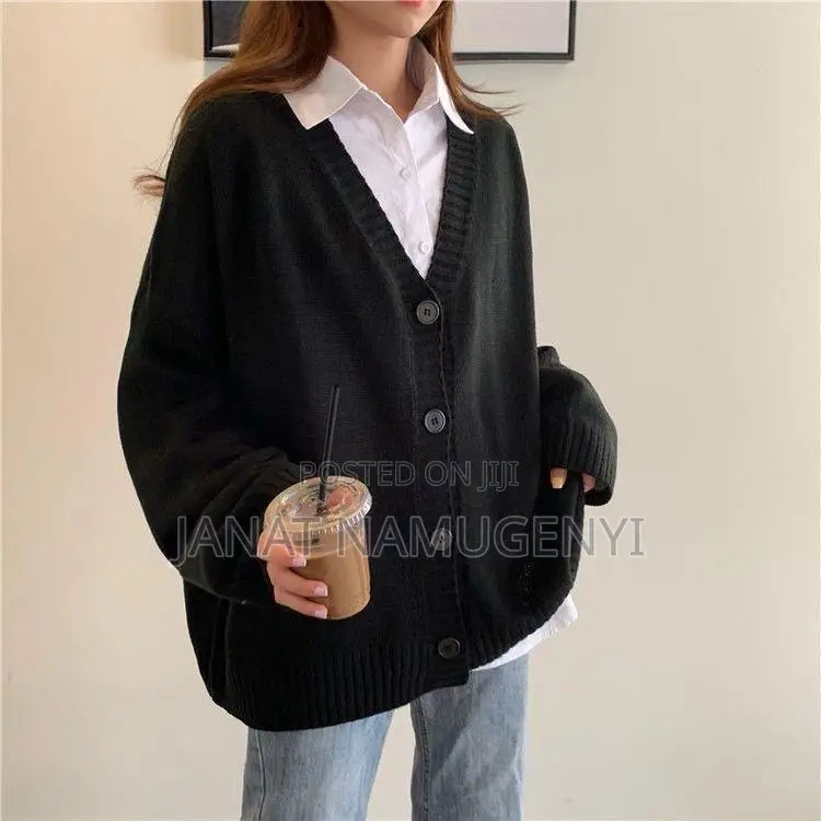 Long Open Buttoned Sweaters Available