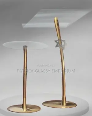 Glass and Metal Stand