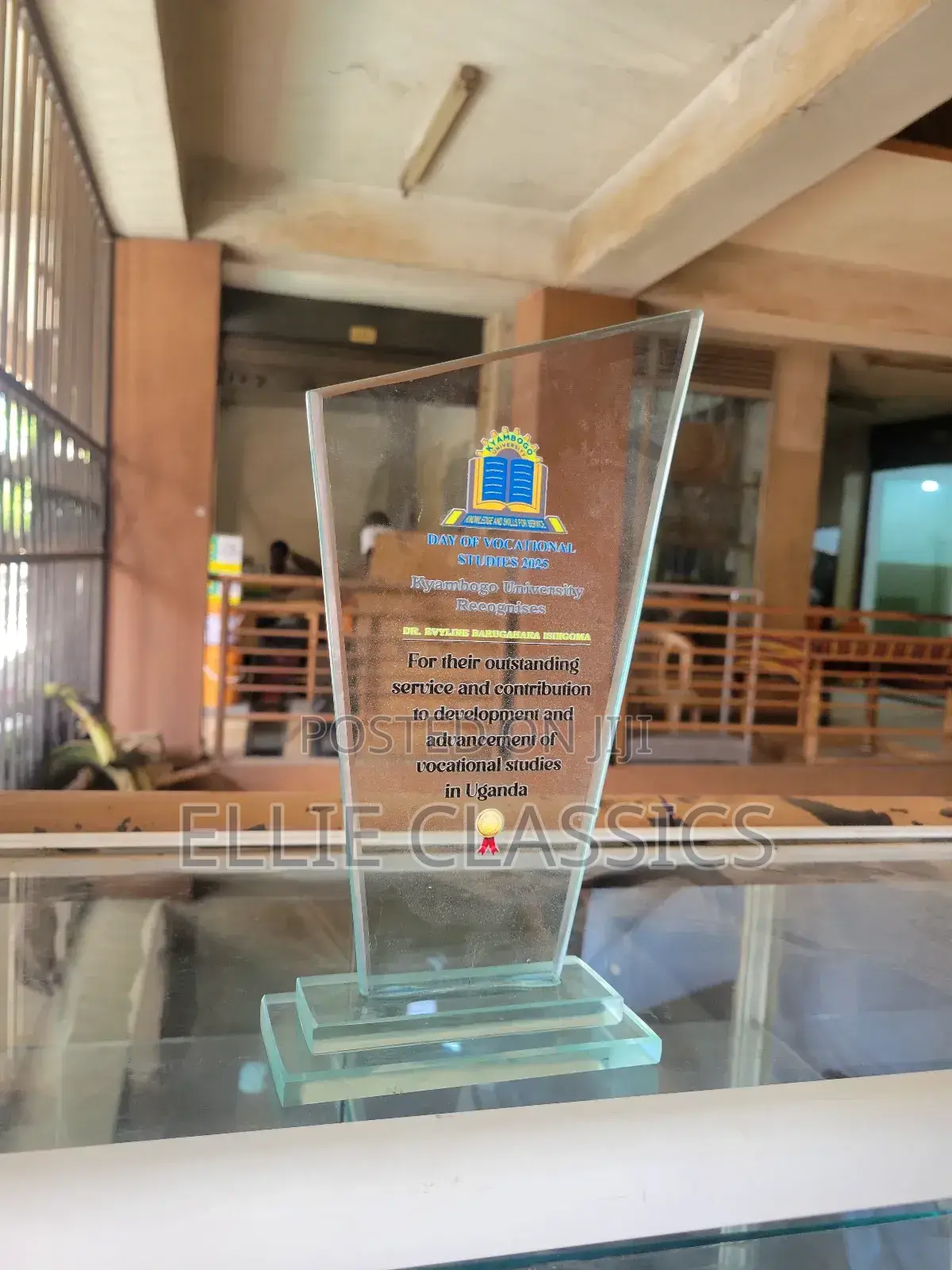 Glass Plaque