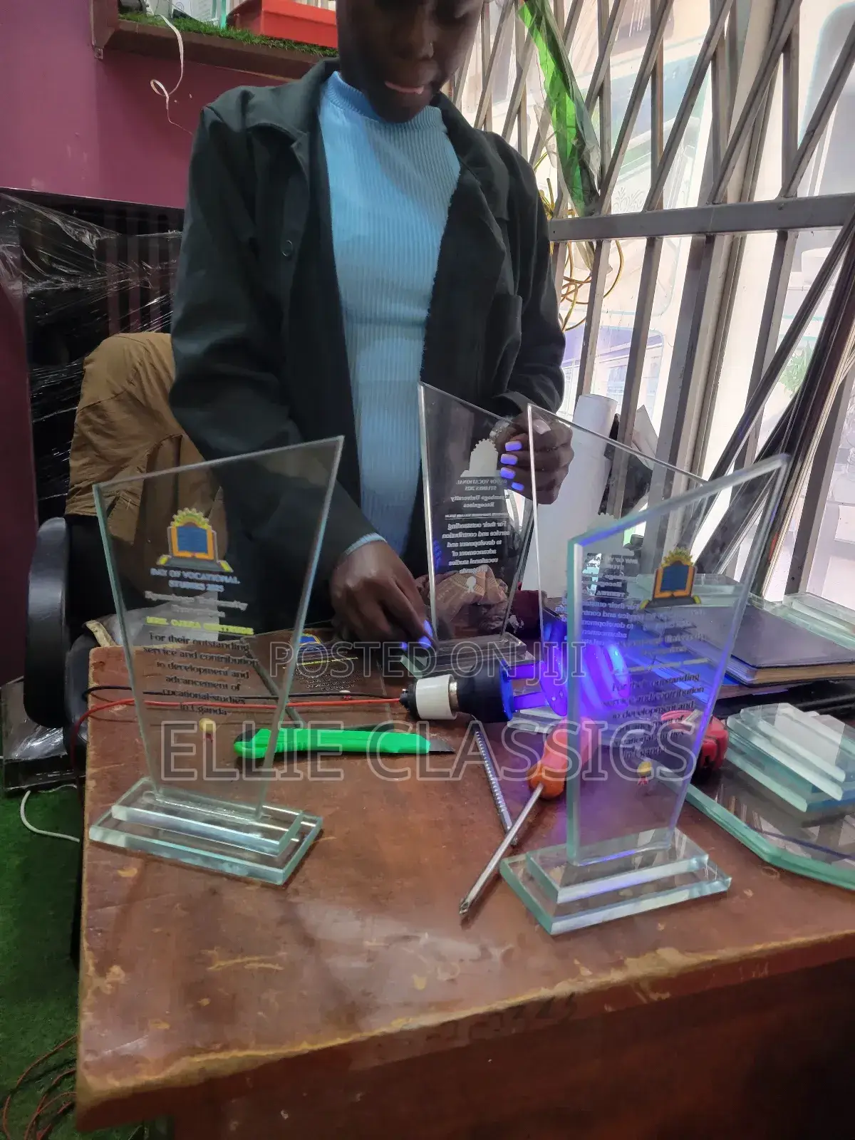 Glass Plaque