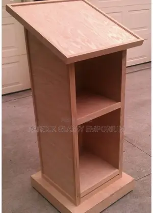 Brown Wooden Pulpit