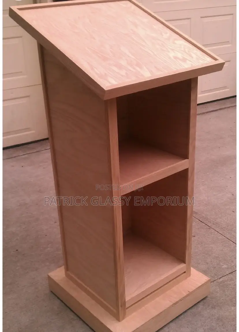 Brown Wooden Pulpit