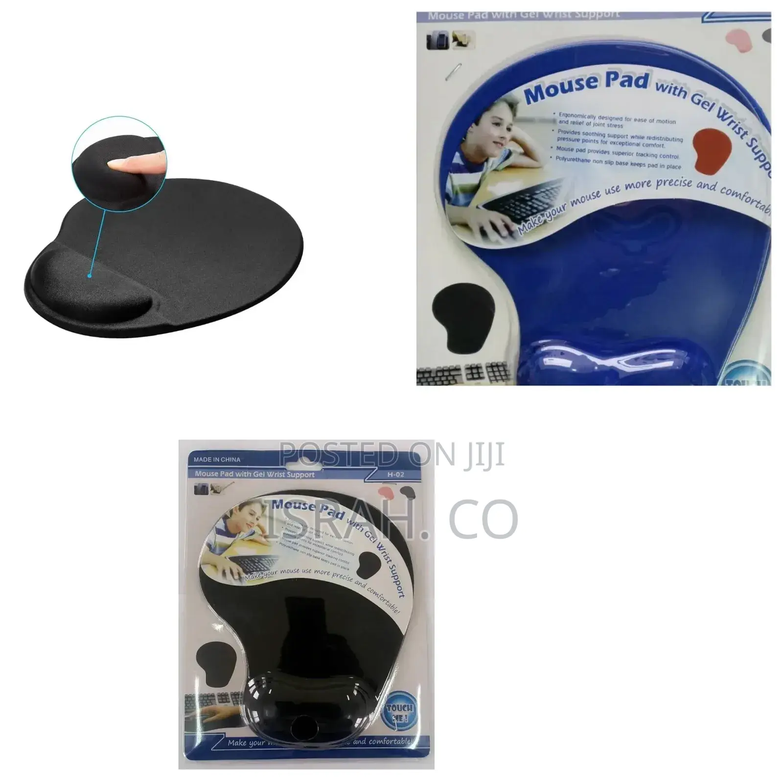 MTX-0018 Mouse Pad With Gel Wrist Support.
