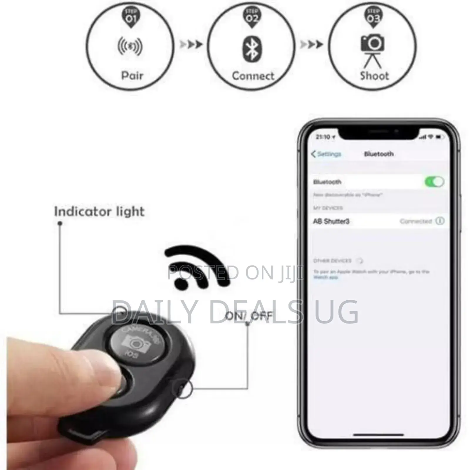 Extendable Smart Phone Video Making Kit - Black