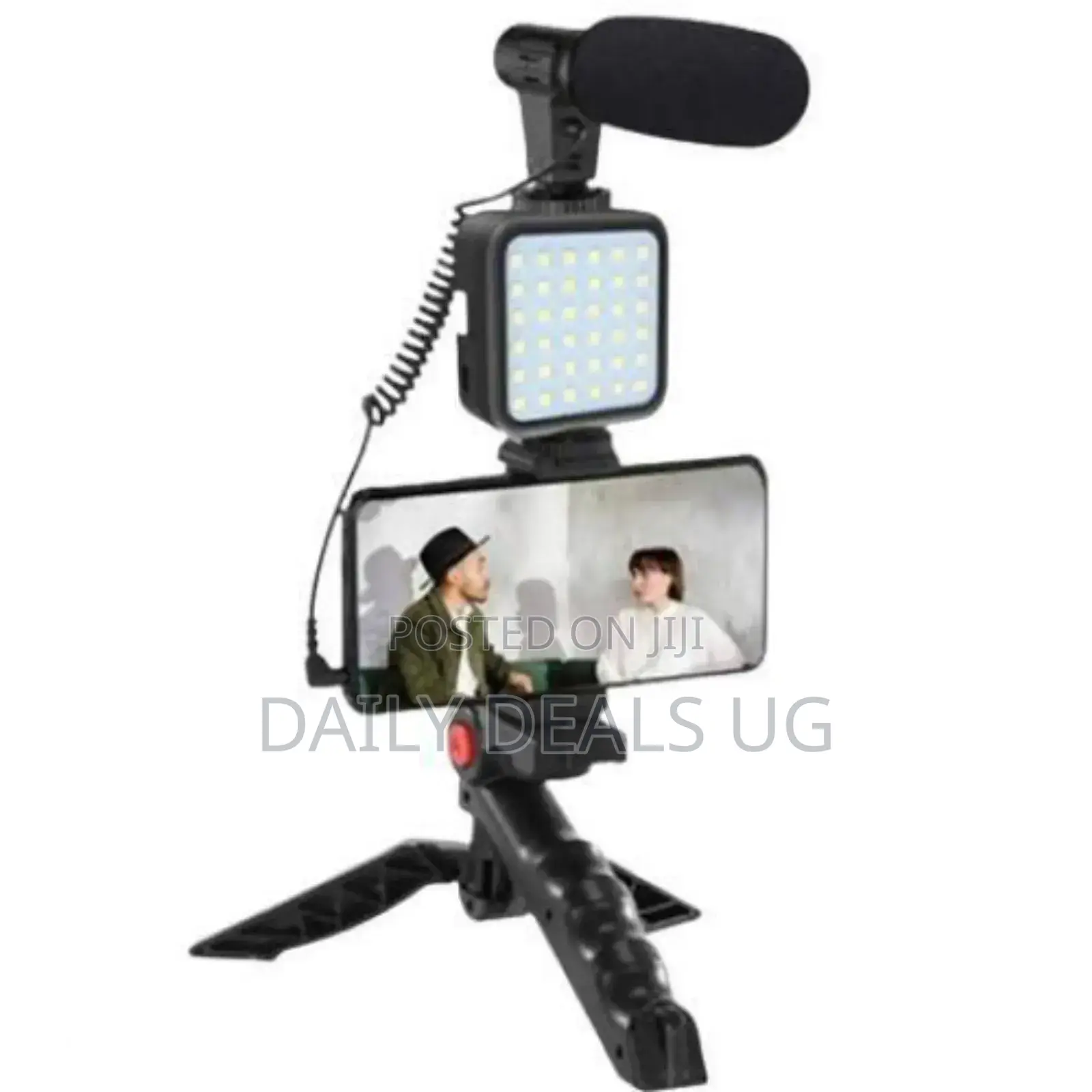Extendable Smart Phone Video Making Kit - Black
