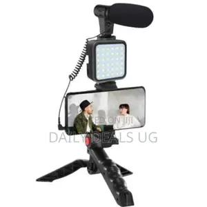 Extendable Smart Phone Video Making Kit - Black