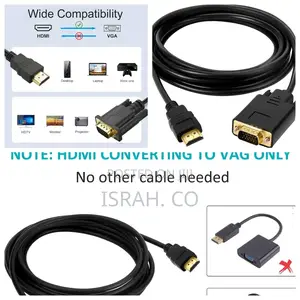 Two Hdmi to Vga Adapter Cables.