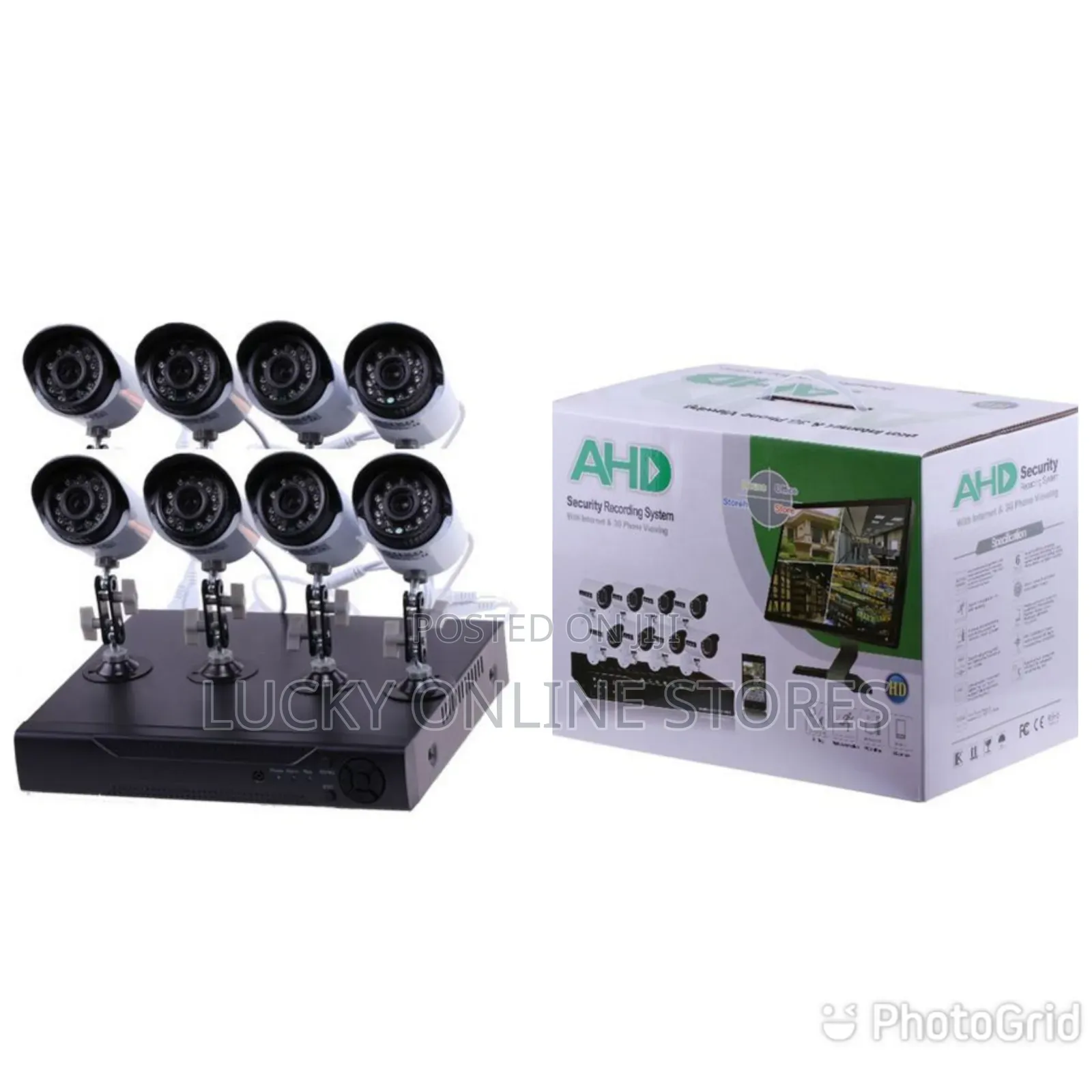 Ahd 8-Channel Home Recording CCTV Security System