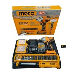 Ingco Ciwli2001 Cordless Lithium-Ion Impact Wrench
