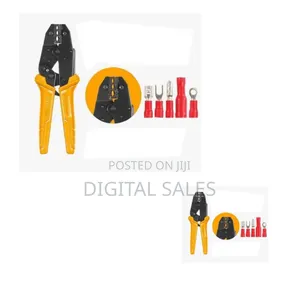 Ingco Ratchet Crimping Plier-Yellow