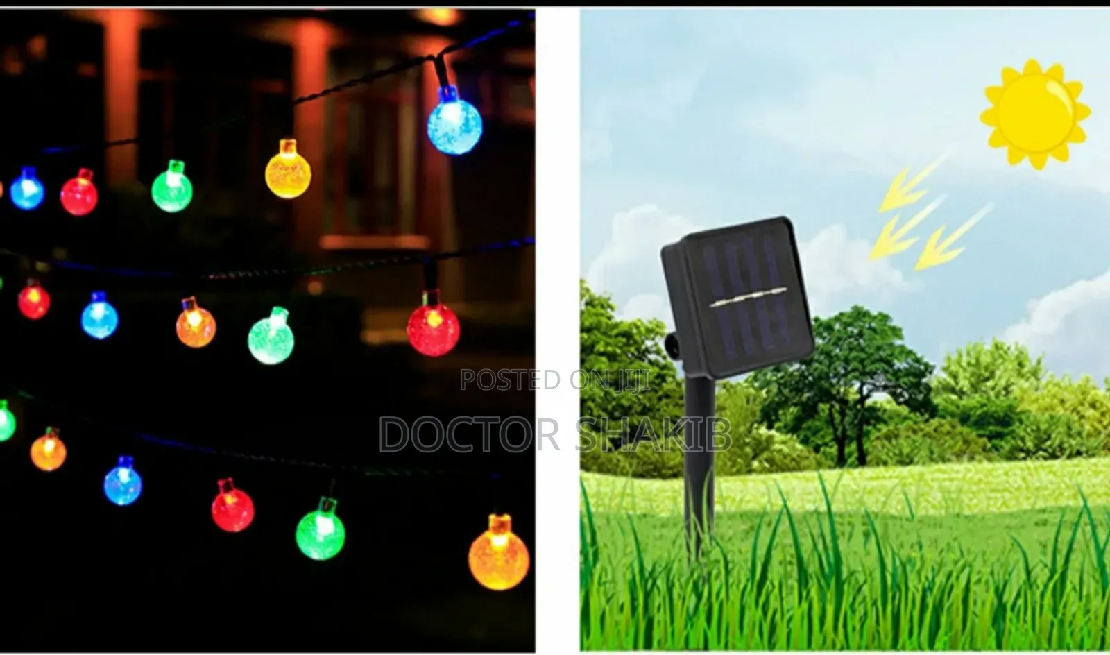 Waterproof Outdoor Solar String Lights