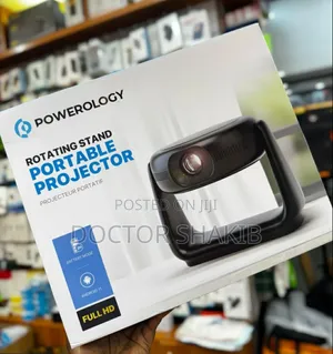 New Powerology Rotating Portable Projector