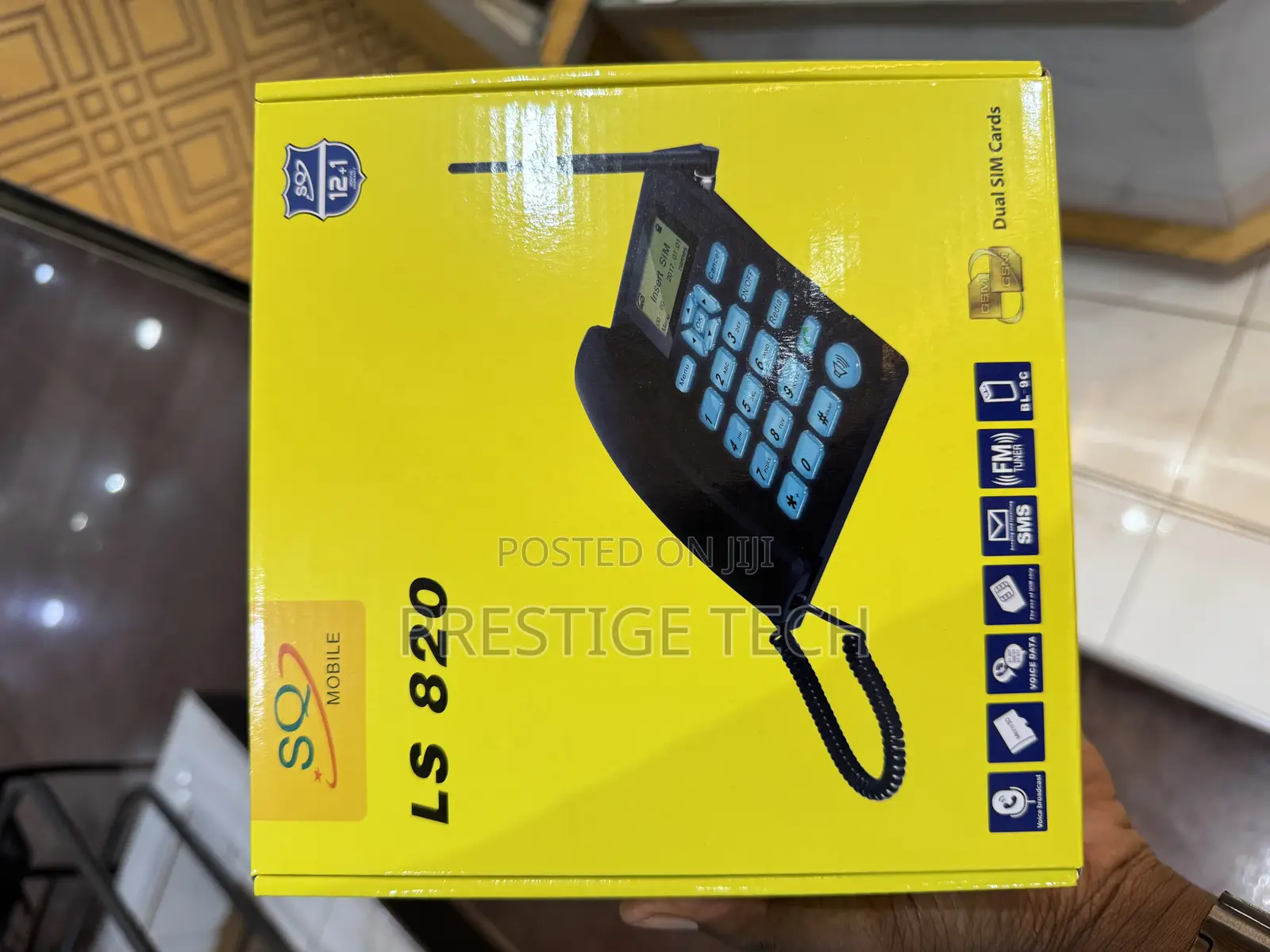 Sq Landline Phone Ls820 With Dual Sim Card for Home Office
