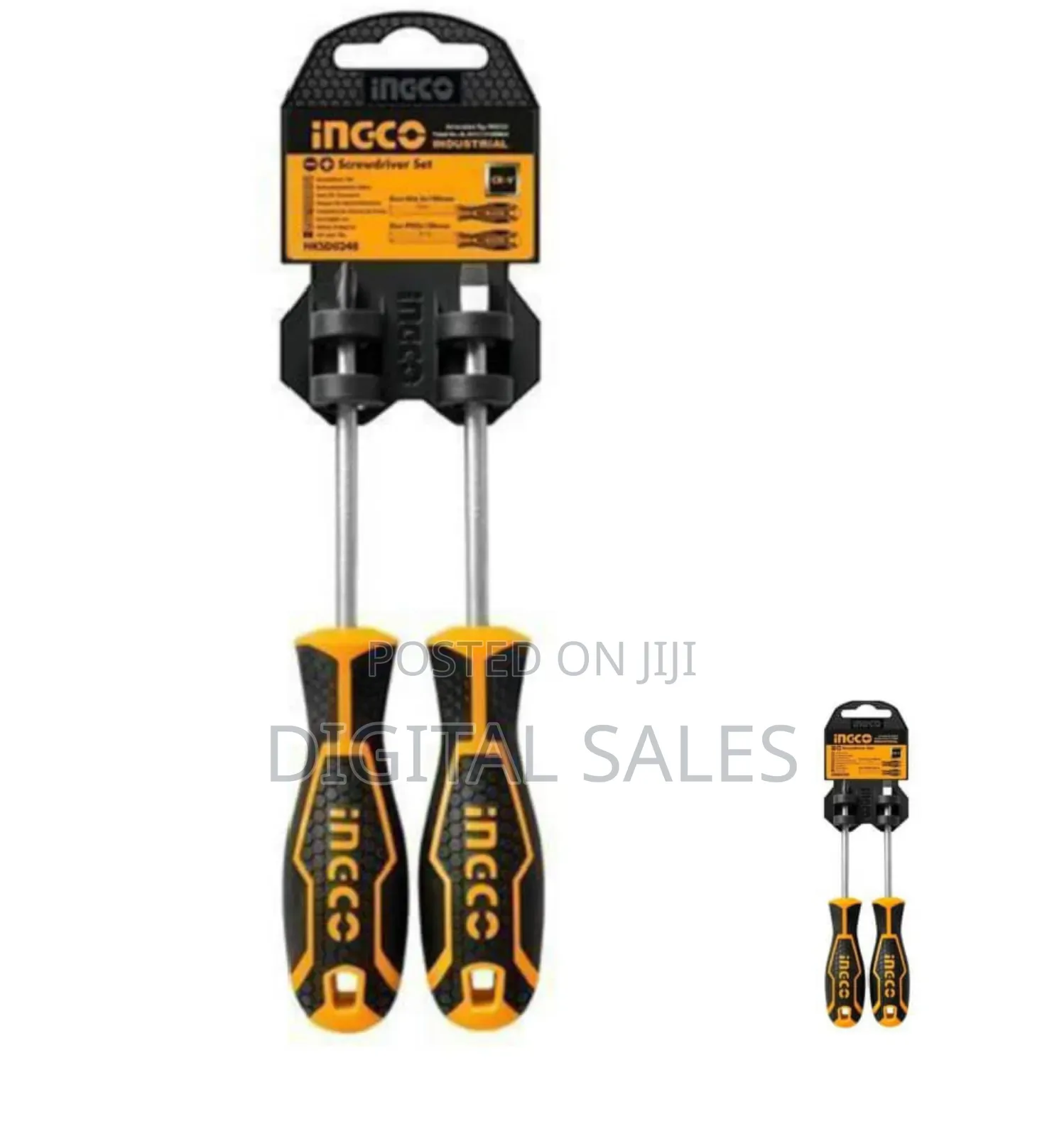Ingco 2pcs of Screwdriver Set -