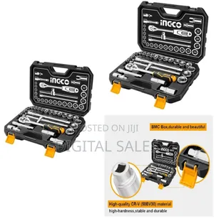 Ingco Socket Set 25pcs 1/2", Tool Kit