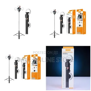 Plokama Live- Pro 1700mm Live Broadcast Stand With Led