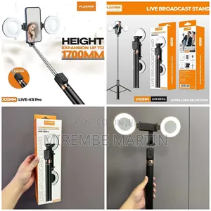  Pro Bluetooth 1.7m Led 4 in 1 Tripod 170cm Selfie Stick