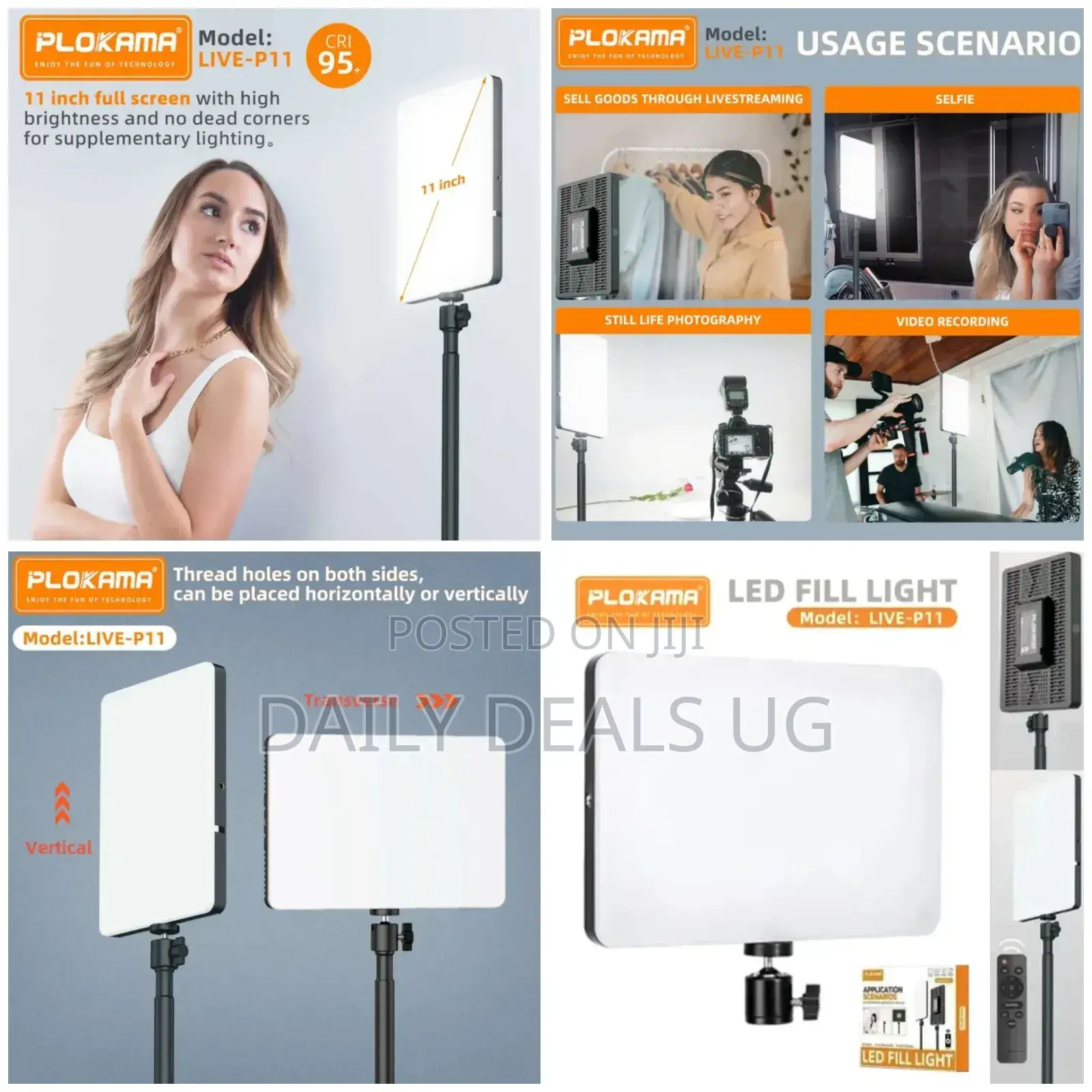Plokama Led Fill Light Panel Video Light - Live-P11