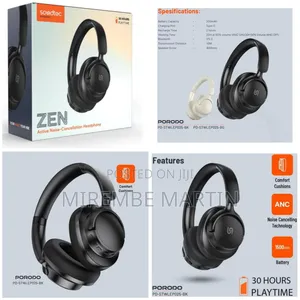 Soundtec by Porodo Zen Active Noise Head Phones