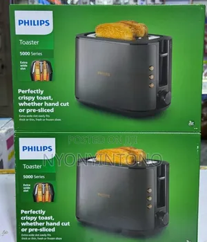 Philips Big Black Bread Toaster With 2yrs Warrantee