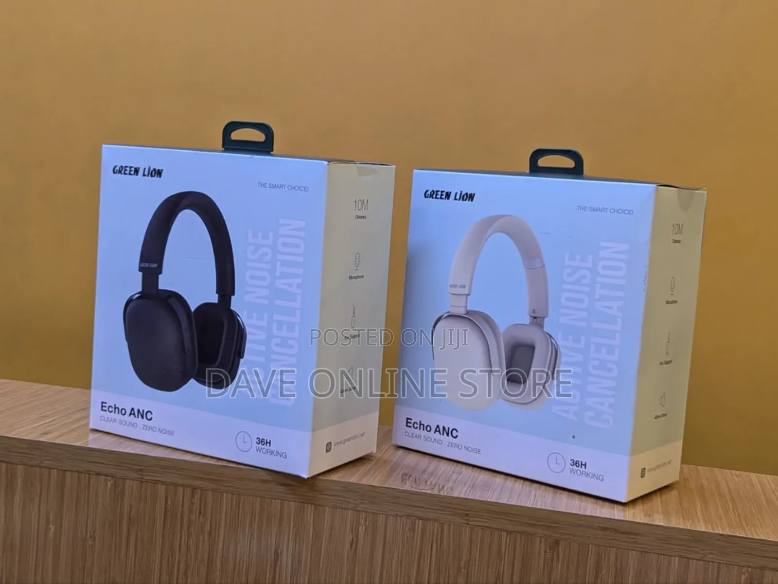 Green Lion Headphone Echo Anc, Clear Sound Zero Noise