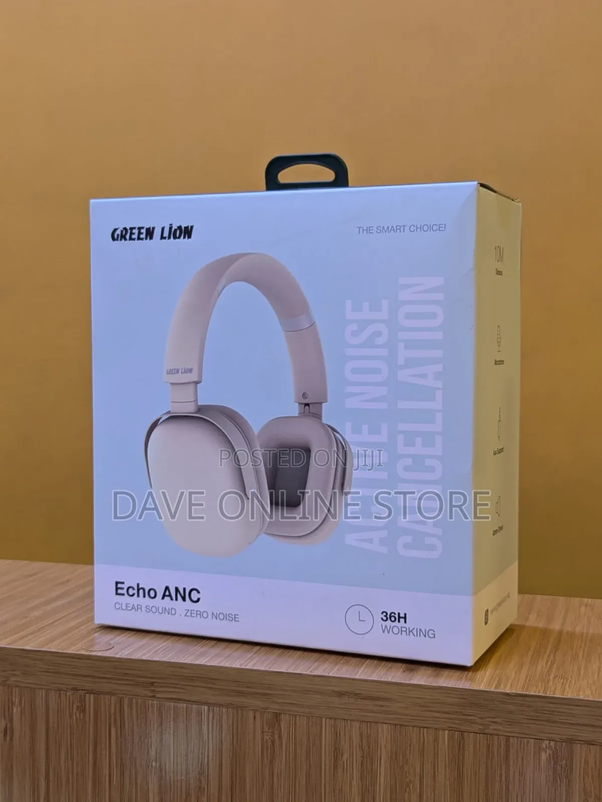 Green Lion Headphone Echo Anc, Clear Sound Zero Noise