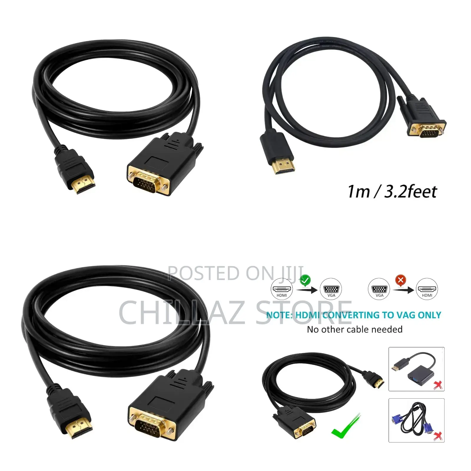 Dp to Vga Cable 1.8m .