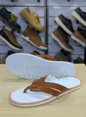 Original Men’S Brown/White Hermes Sandals