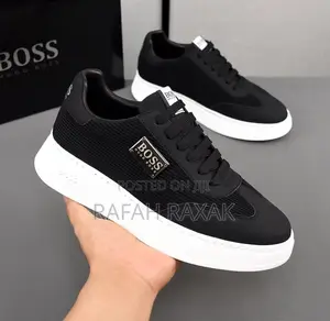 Original Black/White Hugo Boss Luxury Designer Sneakers