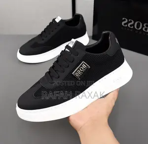 Original Black/White Hugo Boss Luxury Designer Sneakers