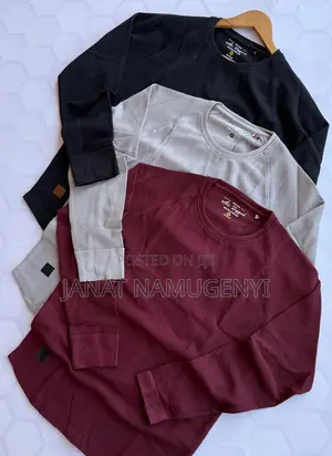 Round Neck Longsleeved Available in Different Colors
