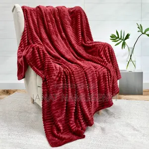 Maroon Light Fleece Blanket (One Body)