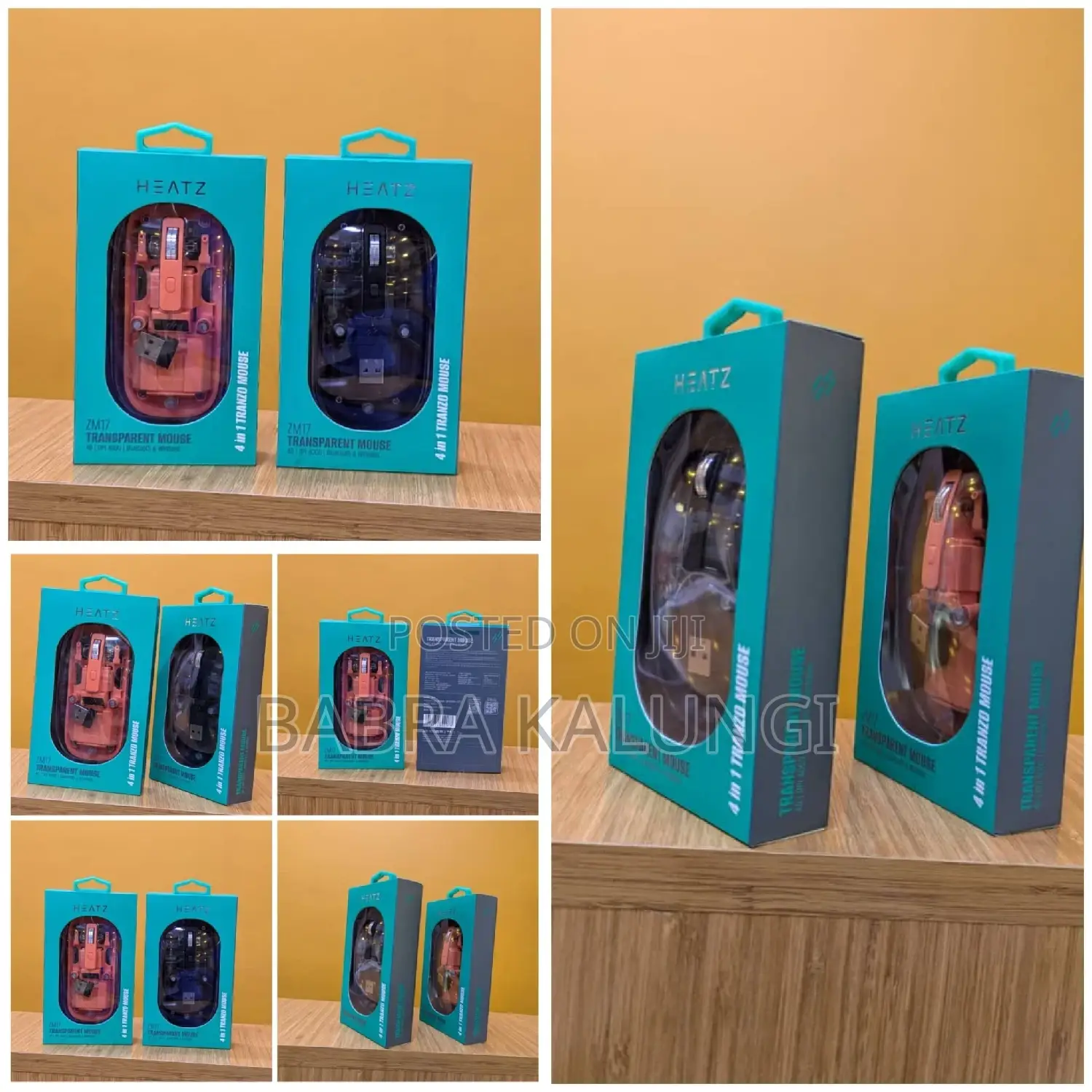 Zm 17 Transparent Mouse 4in 1 Tranzo
