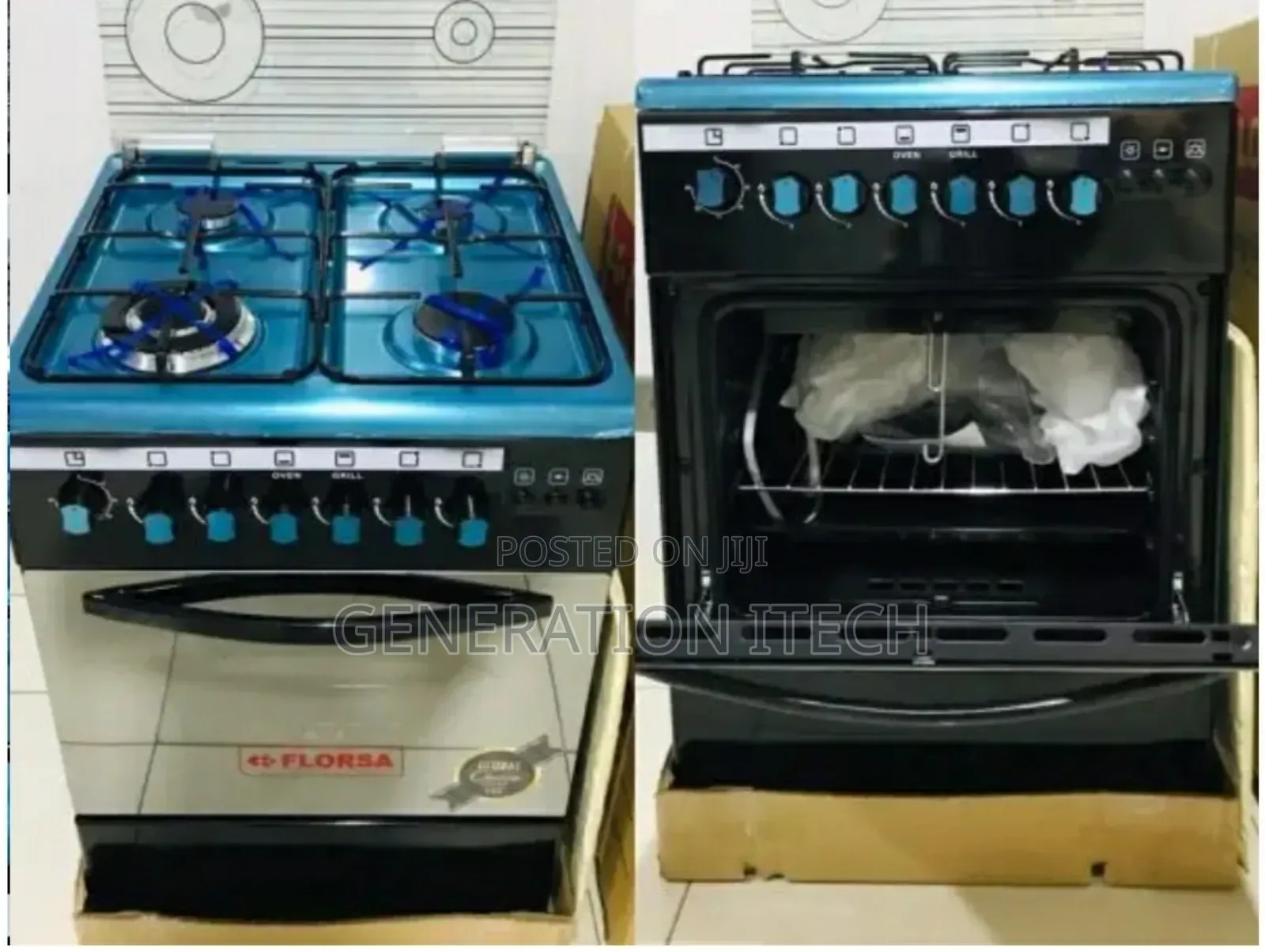 Florsa Gas Cooker With 4burners
