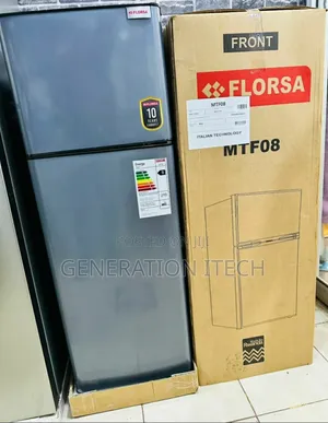 Double Door Frigde -168 Litres - Florsa Mtf08- Silver